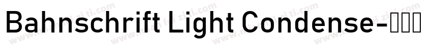 Bahnschrift Light Condense字体转换
